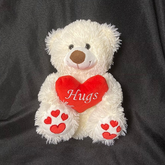 Other - White Valentine’s Day Teddy Bear